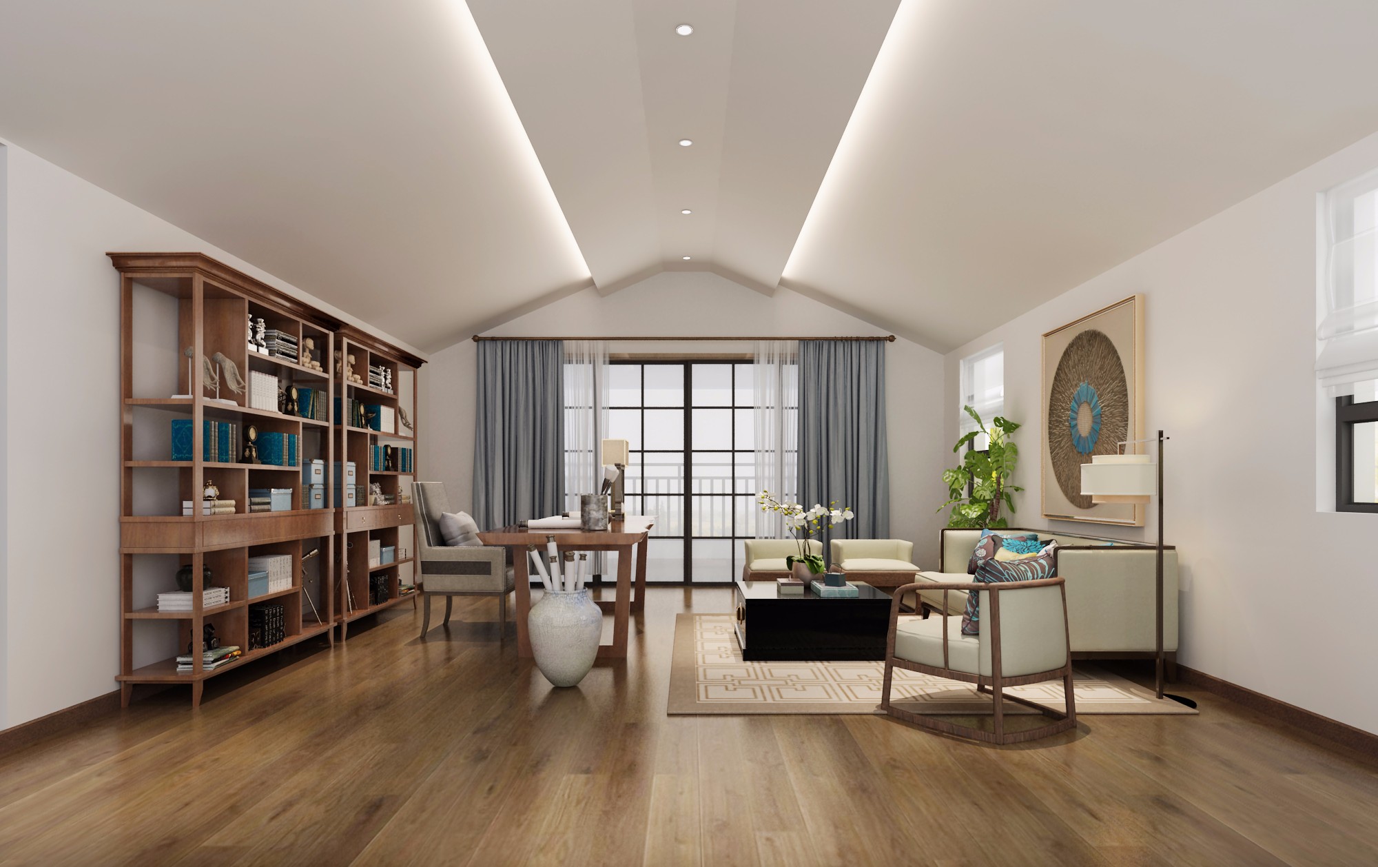 济南御山台120㎡意式loft